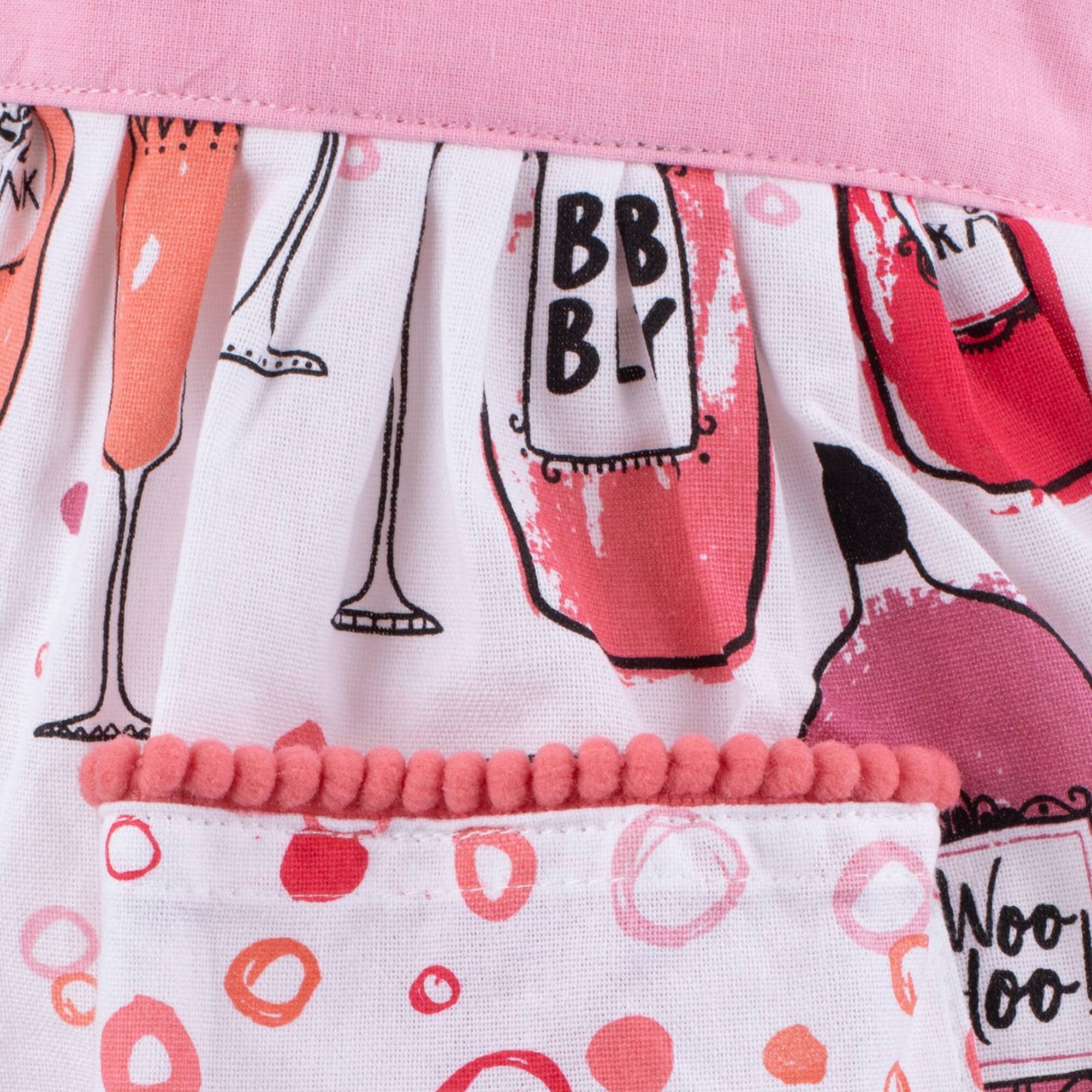 DII® Pop Fizz Home Collection Sip Sip Hooray Apron